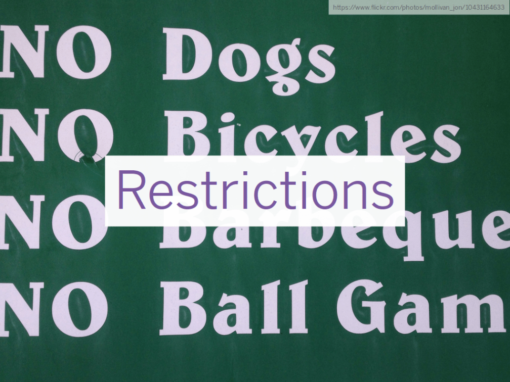 restrictions